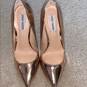 Rose gold Steve Madden Heels